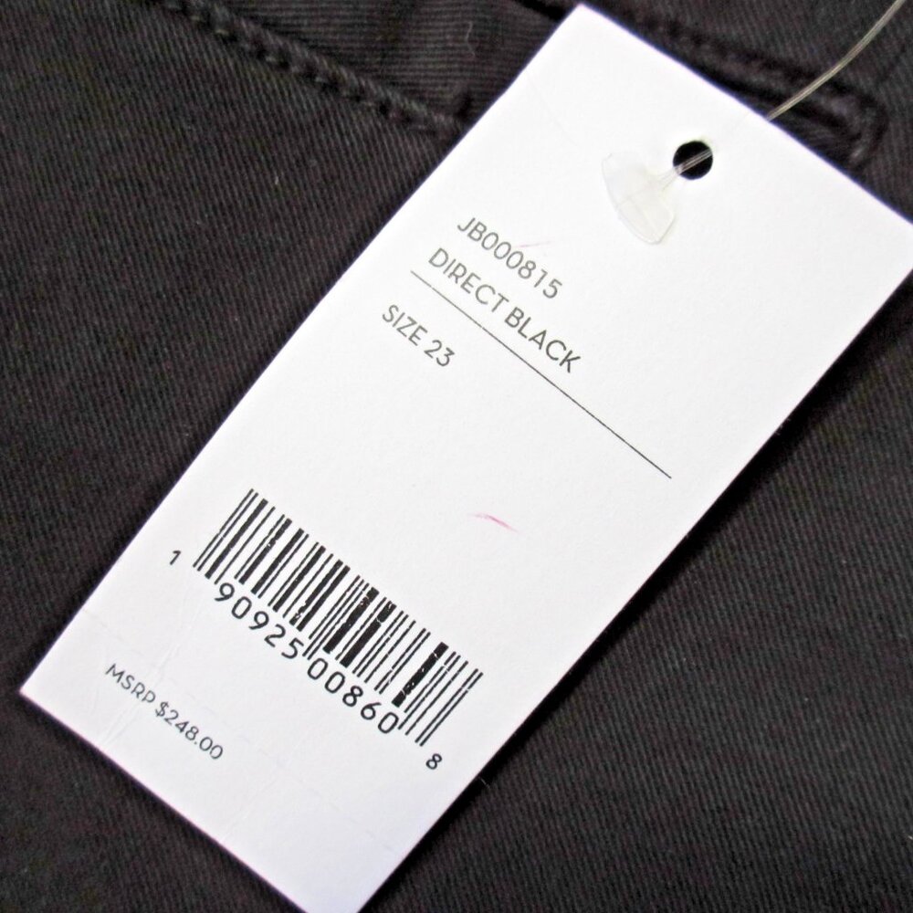 NWT J Brand Margho in Direct Black Utility Crop Stretch Twill Pants 23 - Picture 5 of 9